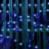 Solar Powered Waterproof Outdoor Fairy Flower String Lights for Garden (Blue) - Solightify