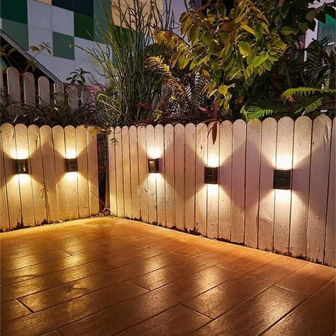solar outdoor wall lights with sensor
