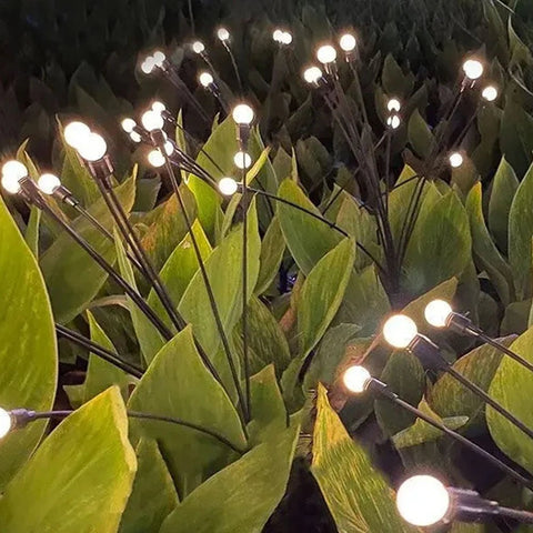 Waterproof Flickering Solar Swaying Garden Path Hanging Lights (10 LED) - Solightify