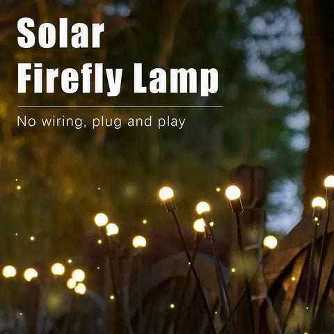 Waterproof Flickering Solar Swaying Garden Path Hanging Lights (10 LED) - Solightify